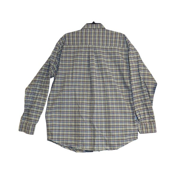 Mens Twenty X Wrangler Plaid Button-Down Shirt Long Sleeve Size XL 100% Cotton M - Picture 3 of 4